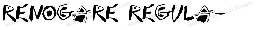 renogare regula字体转换